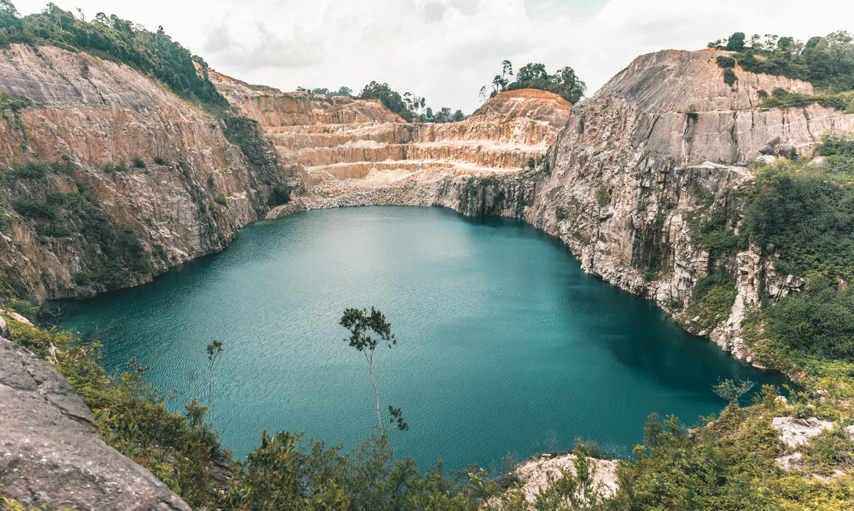 Duschrückwand-Lagune in Johor Bahru