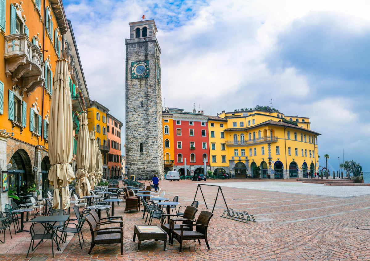 Küchenrückwand-Charmante Stadt am Gardasee - Riva del Garda