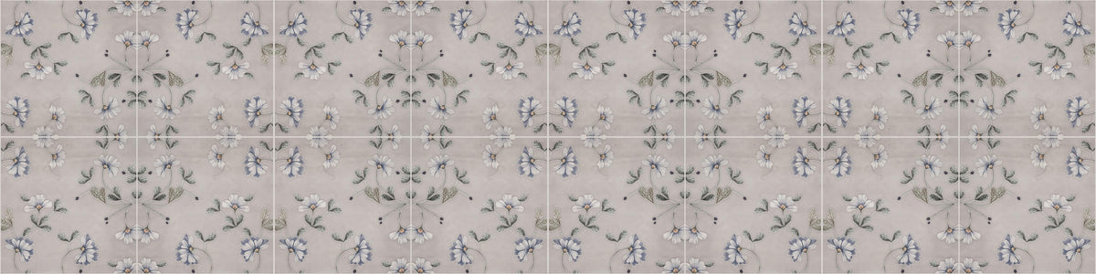 Küchenrückwand-Lädierte Vintage Patchwork-Fliesen