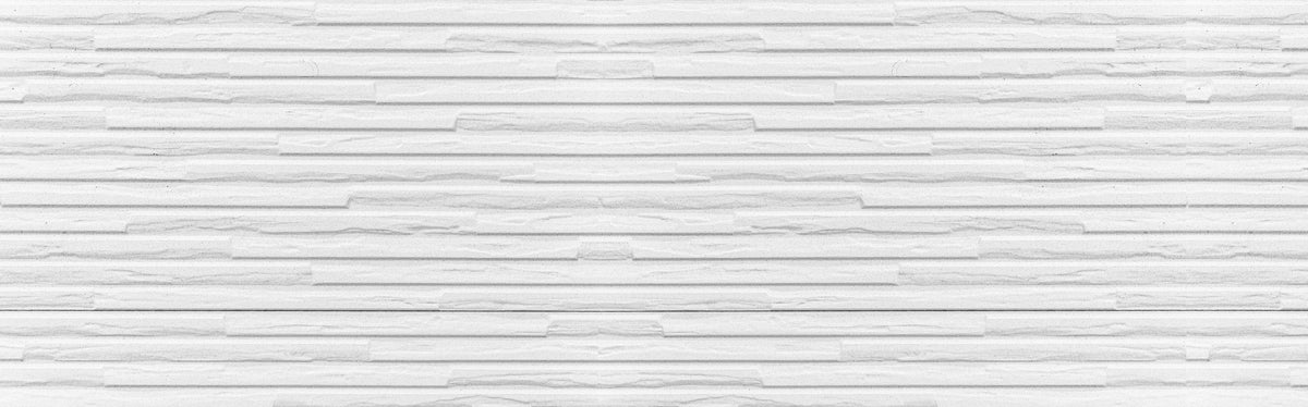 Küchenrückwand-Weiß modernes Steinwand Muster