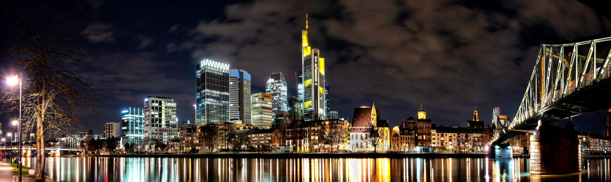 Office Poster-Frankfurt Nachtportrait