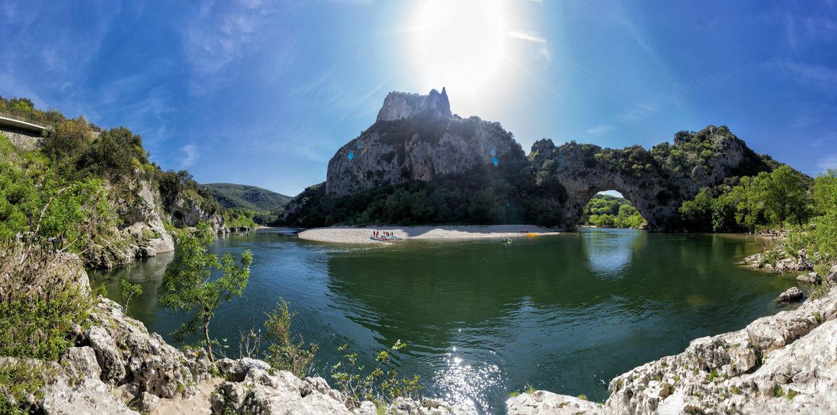 Spritzschutz-Die Schluchten der Ardèche - Frankreich