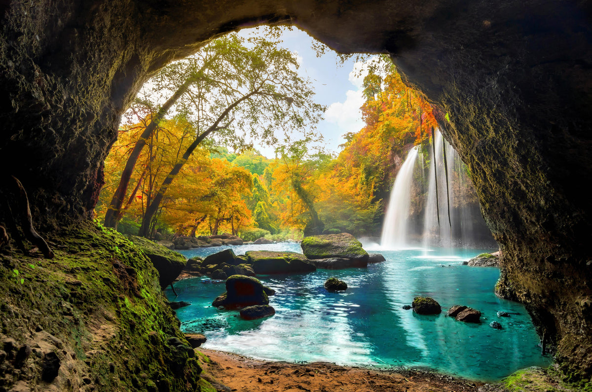 Spritzschutz-Heo Suwat Wasserfall in Thailand
