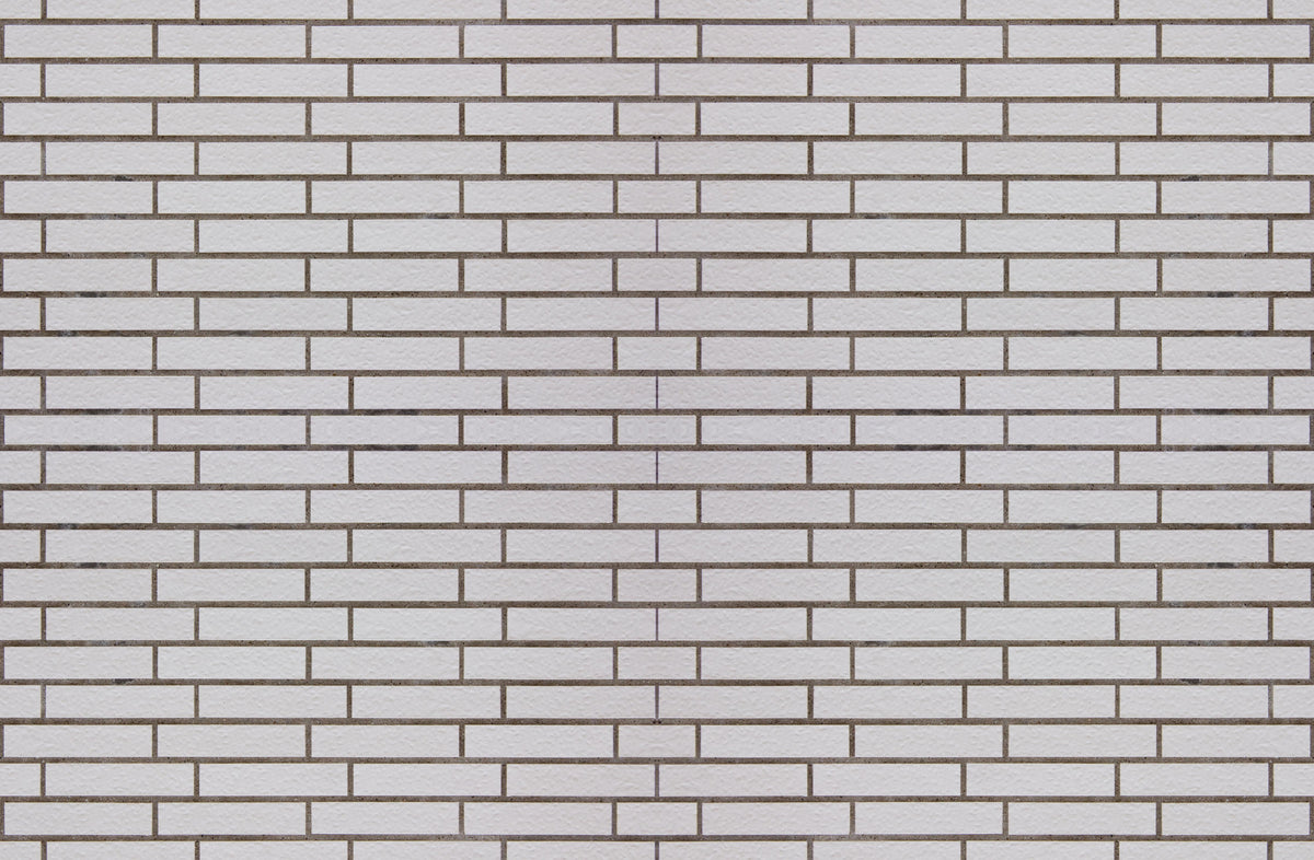 Duschrückwand-Weiß-Brauner Backsteinmauer