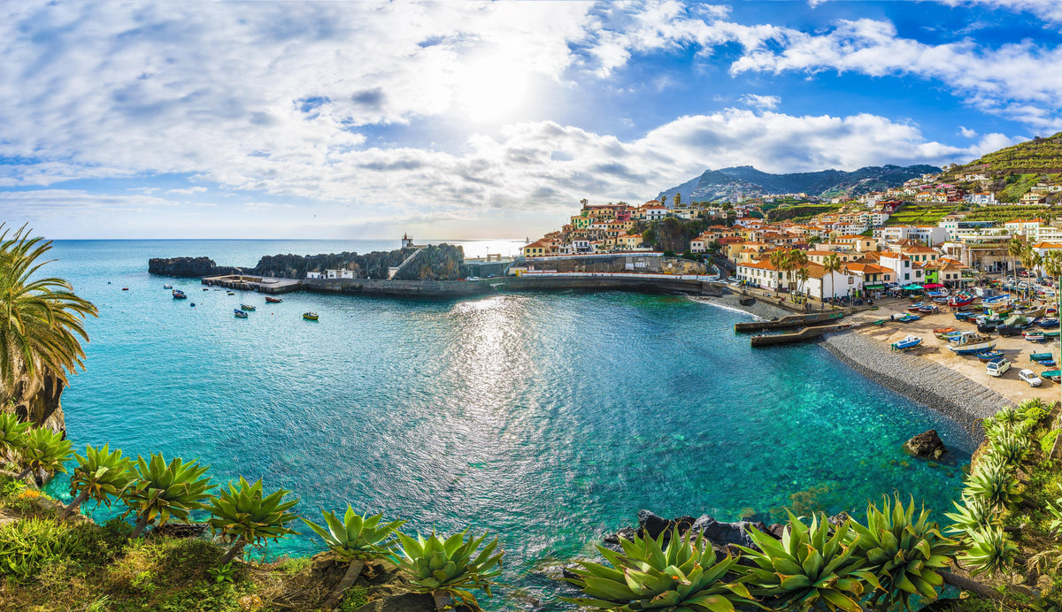 Duschrückwand-Wunderschöne Landschaft - Camara de Lobos