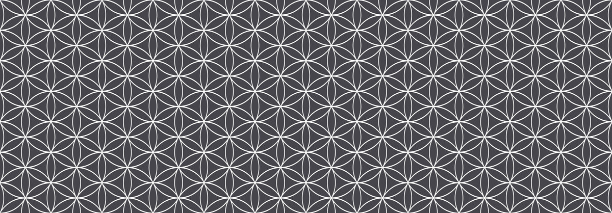 Küchenrückwand-Geometrica Fiori Antracite