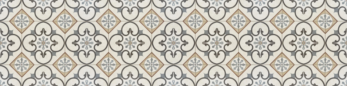 Küchenrückwand-Nahtlose beige graue Fliesen