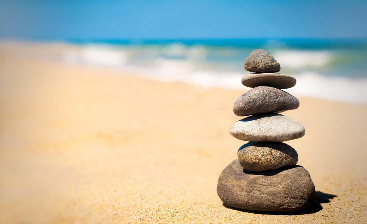 Küchenrückwand-Steine Meditation Balance