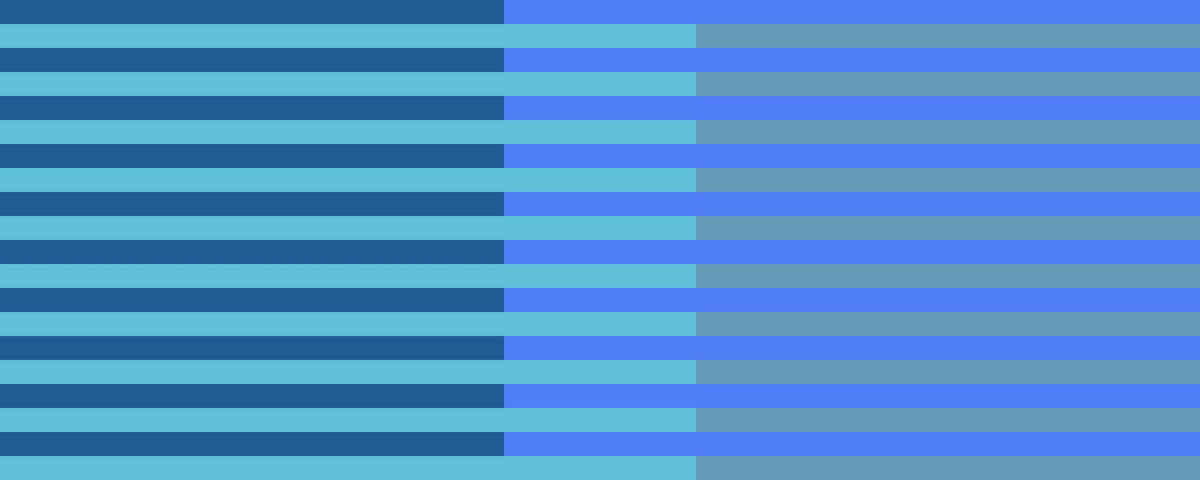 Küchenrückwand-The Blues - Multy Stripes - Cornflower