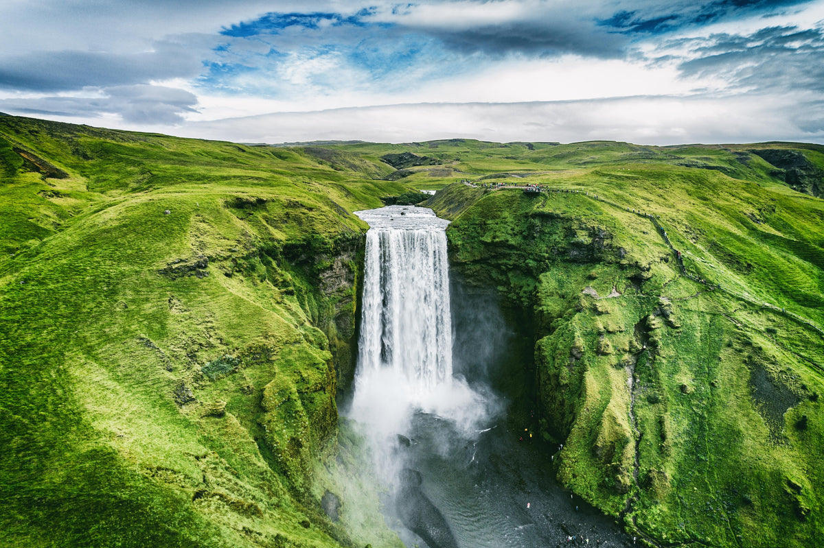 Spritzschutz-Isländischer Wasserfall Skogafoss