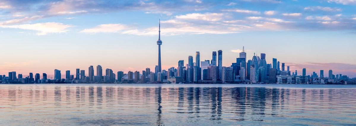 Spritzschutz-Skyline von Toronto