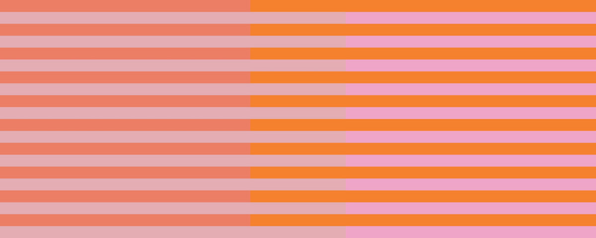 Spritzschutz-The Oranges - Multy Stripes - Coral