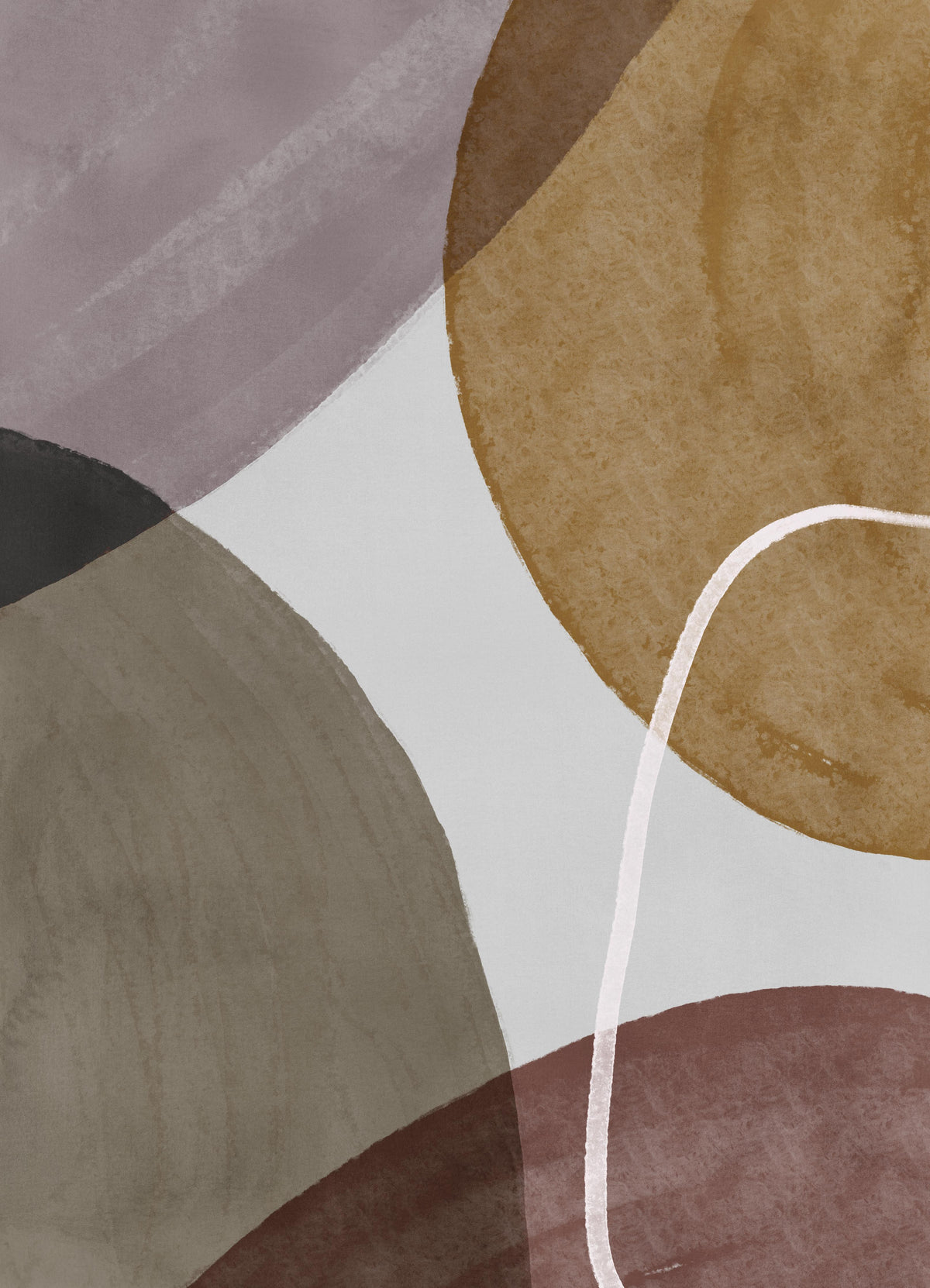 Wandbild-Moderne Grafik - Formen